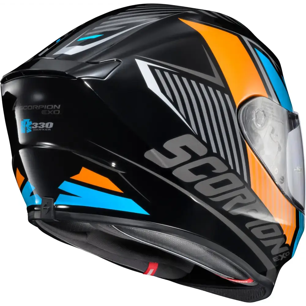 Exo R330 Full Face Helmet Hawker Light Blue 2x