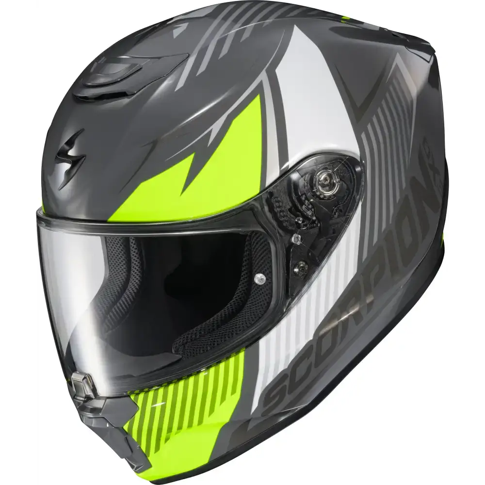 Exo R330 Full Face Helmet Hawker Hi Viz 2x