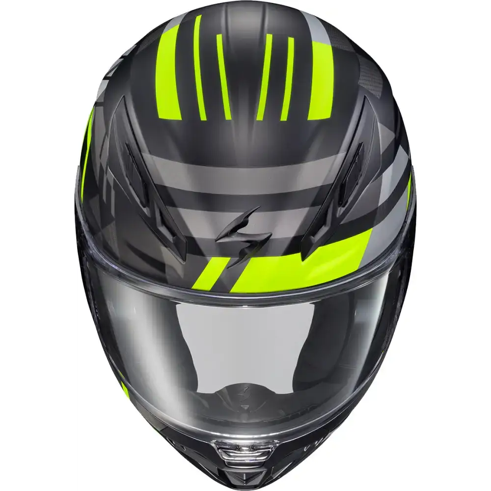 Exo R430 Full Face Helmet Paradox Hi Viz 2x