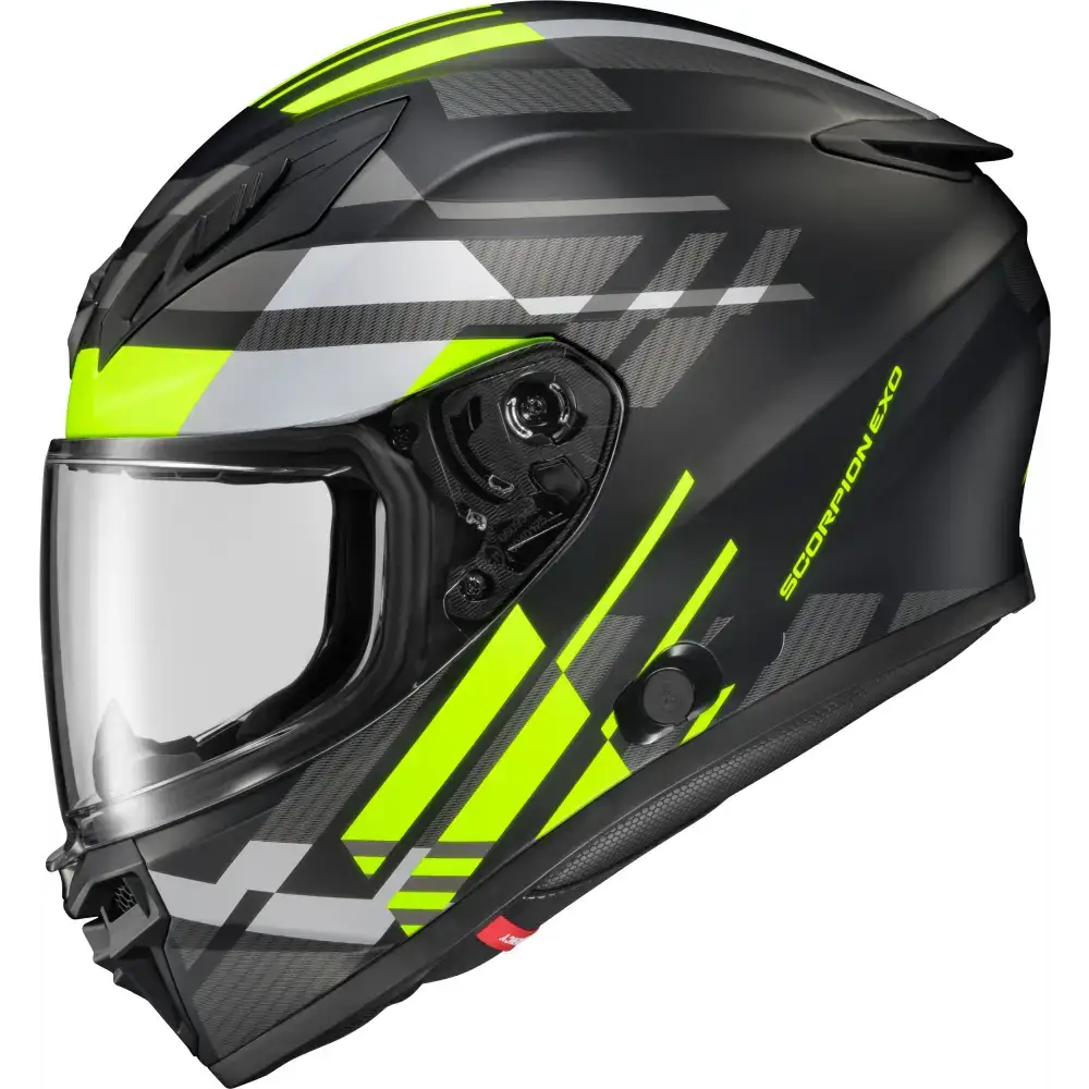 Exo R430 Full Face Helmet Paradox Hi Viz 2x