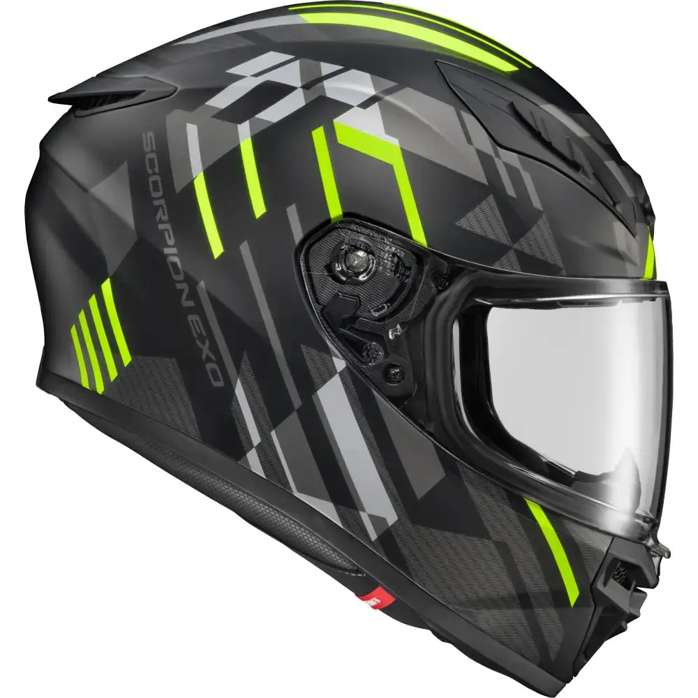 Exo R430 Full Face Helmet Paradox Hi Viz 2x