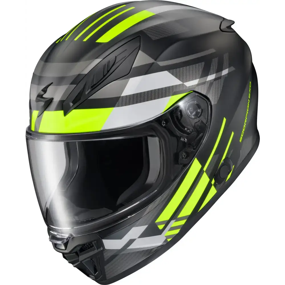 Exo R430 Full Face Helmet Paradox Hi Viz 2x