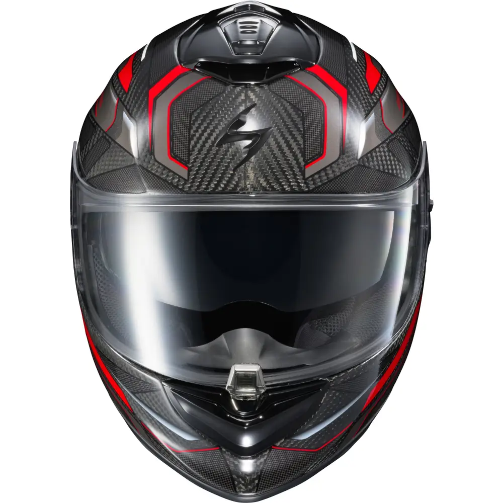 Exo St1400 Evo Carbon Helmet Hex Gloss Red Sm