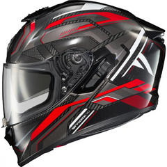 Exo St1400 Evo Carbon Helmet Hex Gloss Red Sm