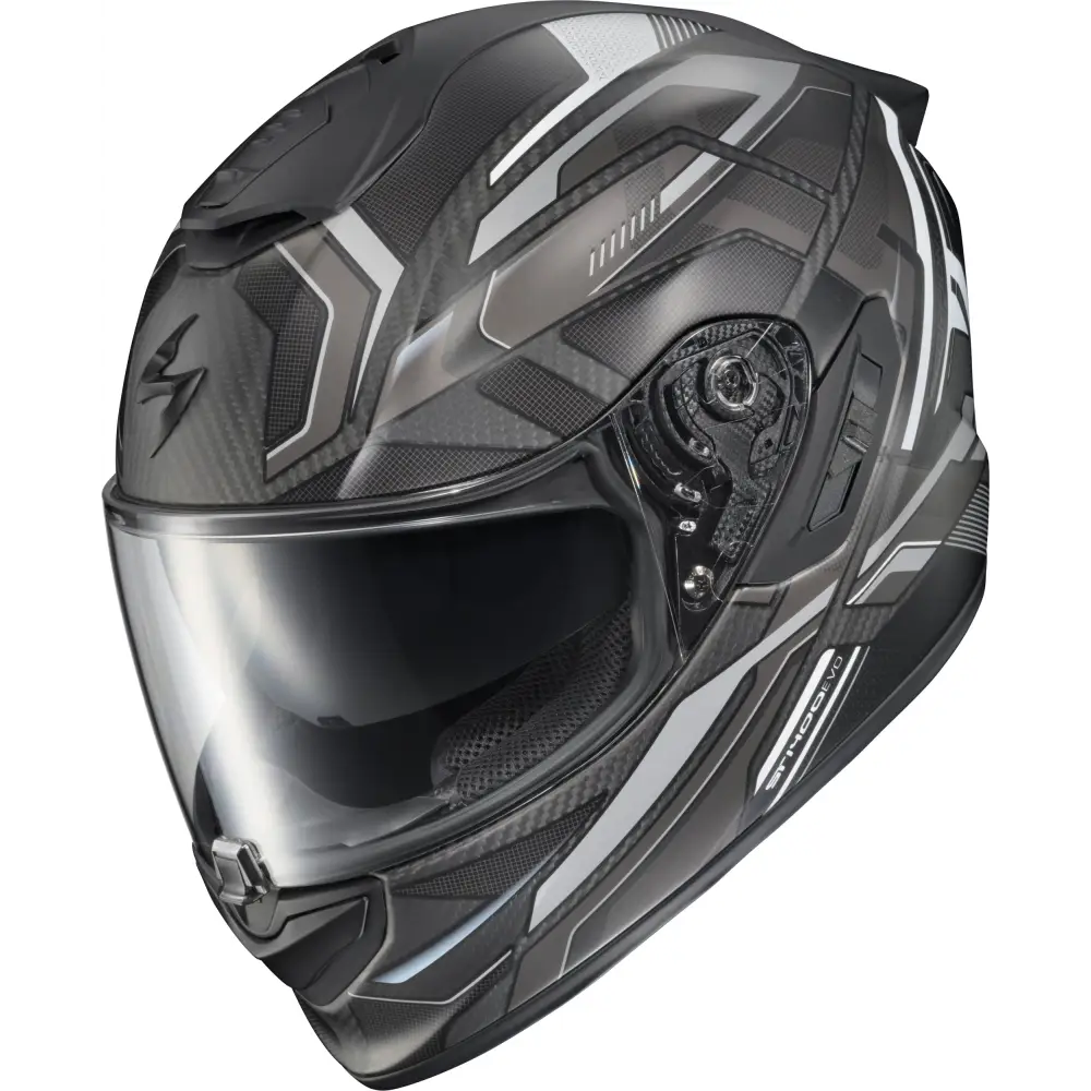 Exo St1400 Evo Carbon Helmet Hex Matte Grey Sm
