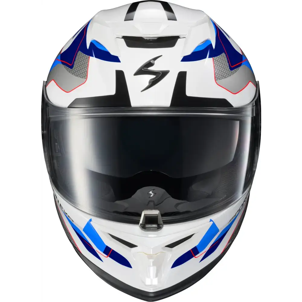 Exo T520 Full Face Helmet Zuse White/Blue 2x