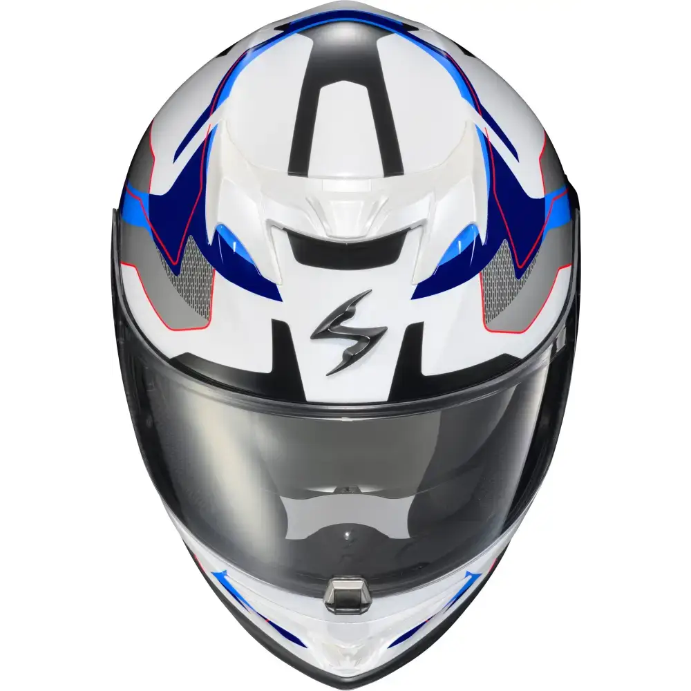 Exo T520 Full Face Helmet Zuse White/Blue 2x