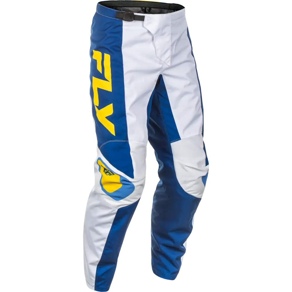 F 16 Pants Ca/Ny White/Dark Blue/Yellow Sz 40
