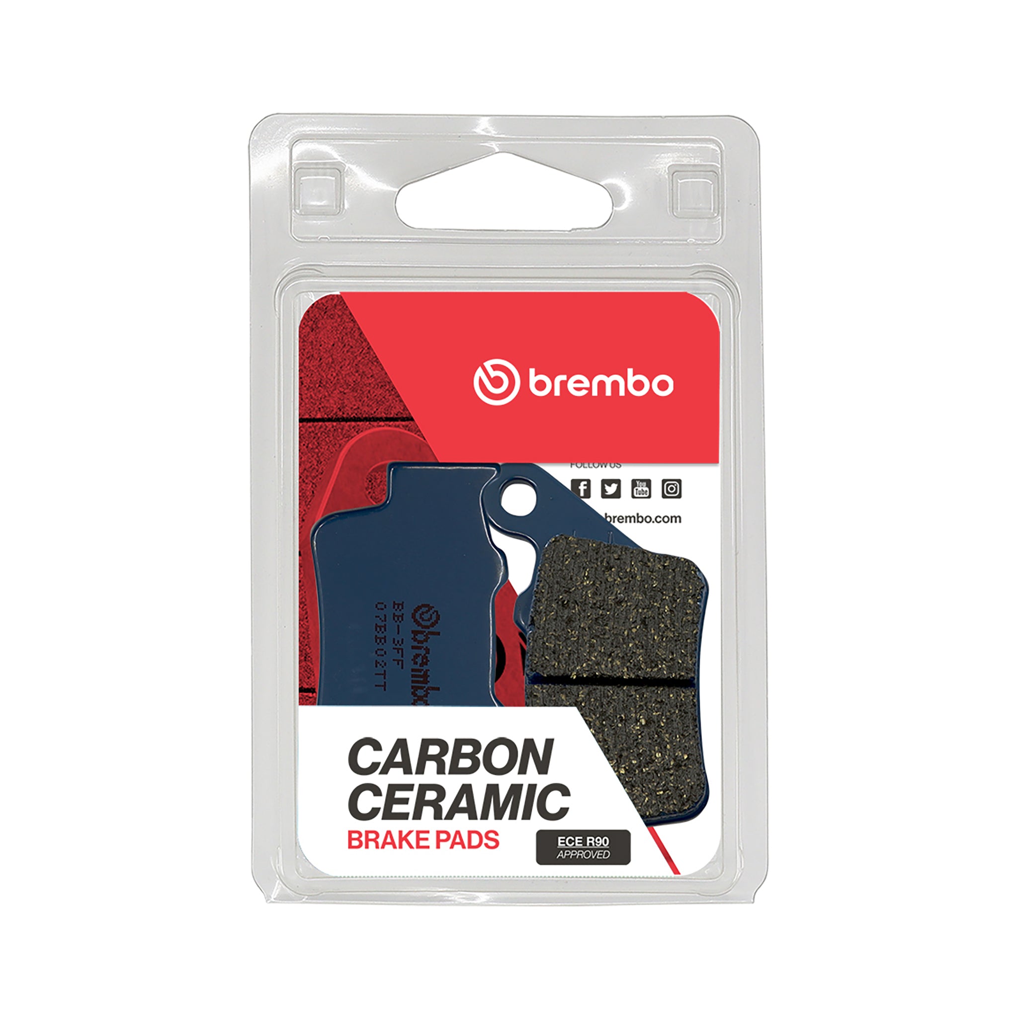 Brembo Prime TT Carbon Ceramic Brake Pads 07BB02TT