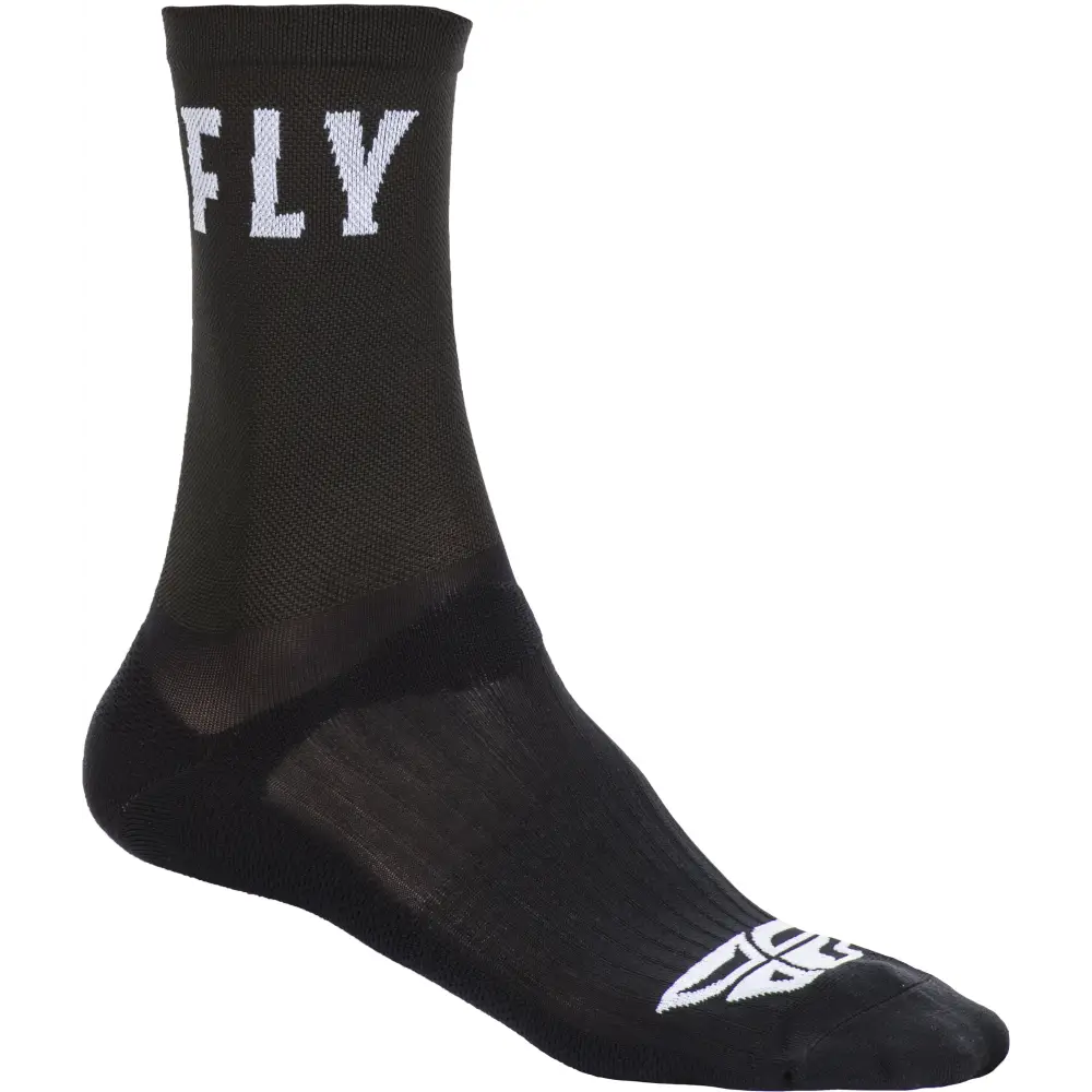 Fly Crew Socks Black Lg/Xl