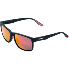 FMF Gears Sunglasses - Matte Black - Red Mirror Lens F-61503-251-01