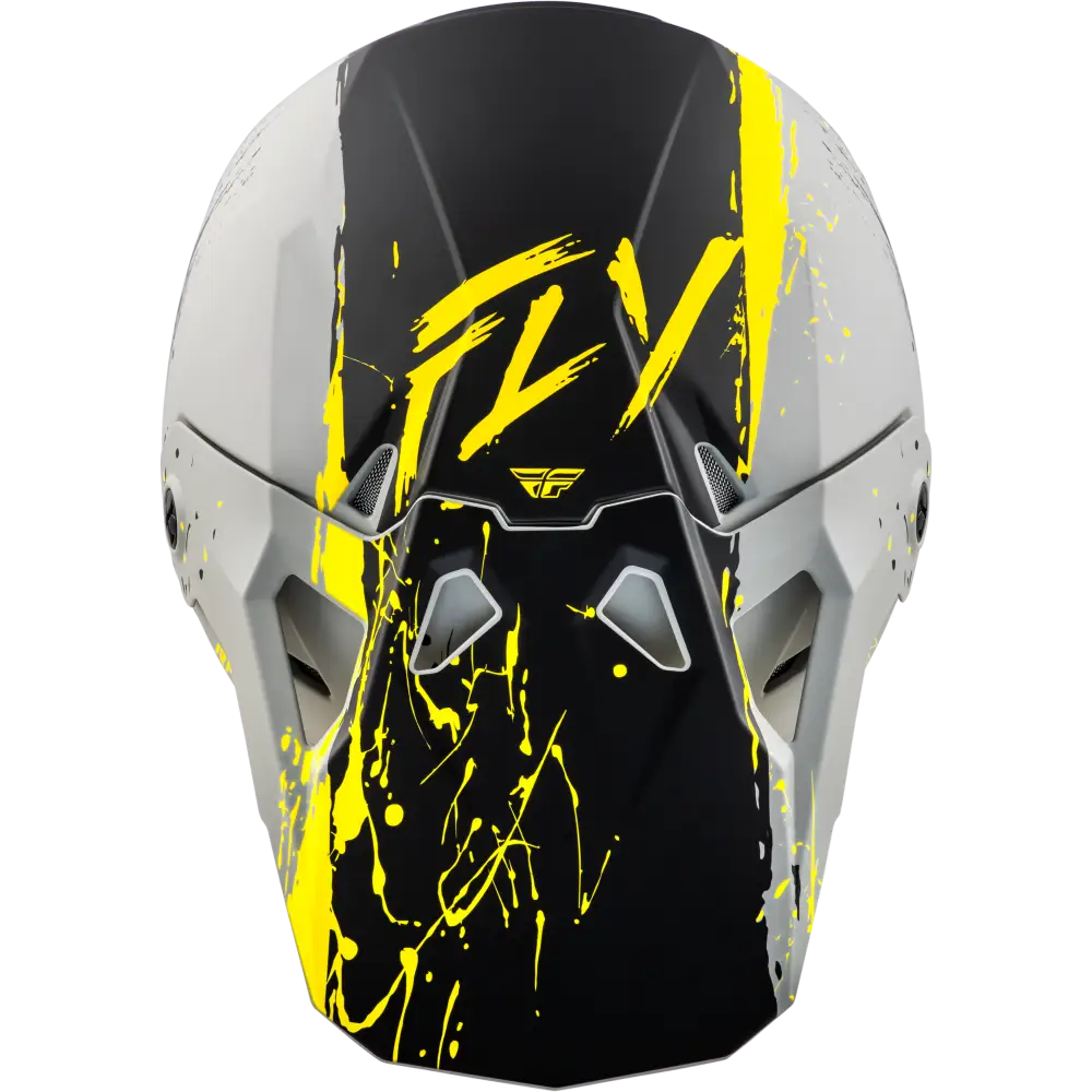 Formula Cp Manic Helmet Matte Grey/Black/Yellow Md