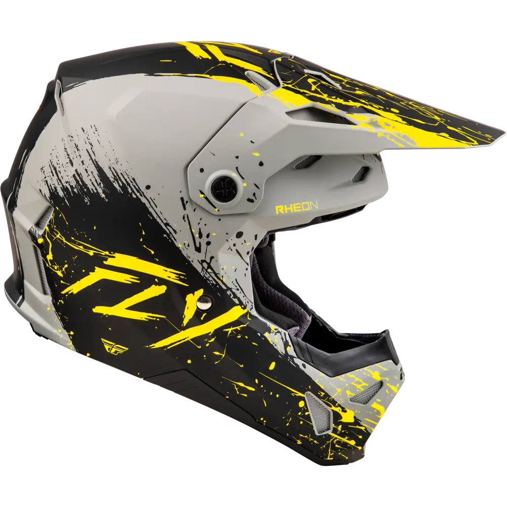 Formula Cp Manic Helmet Matte Grey/Black/Yellow Md