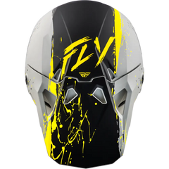 Formula Cp Manic Helmet Matte Grey/Black/Yellow Xl