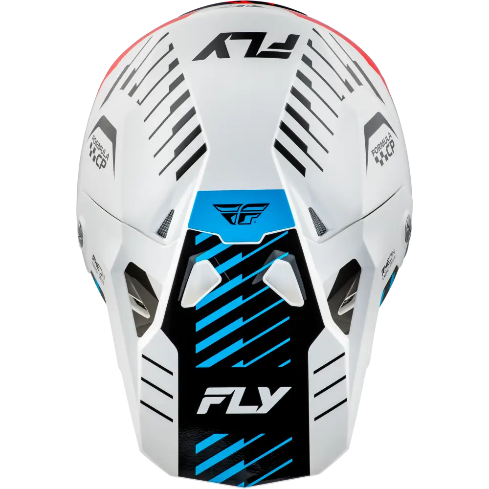 Formula Cp Slice Helmet White/Red/Cyan Md