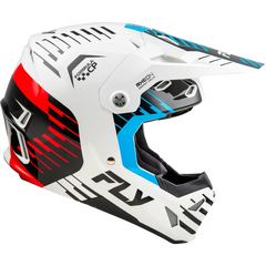 Formula Cp Slice Helmet White/Red/Cyan Md