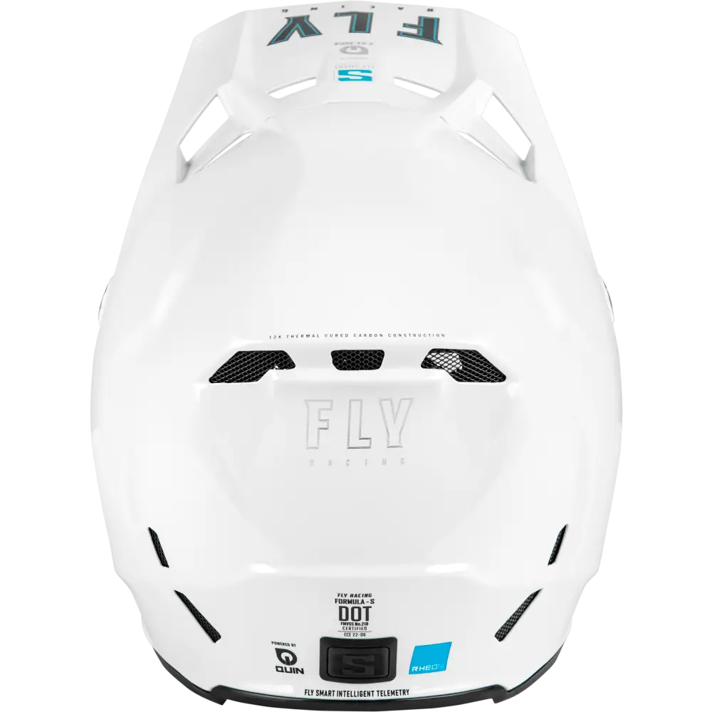 Formula S Carbon Solid Helmet White 2x