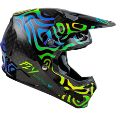 Formula S Carbon Zen Helmet Black Carbon/Blue/Yellow Xl