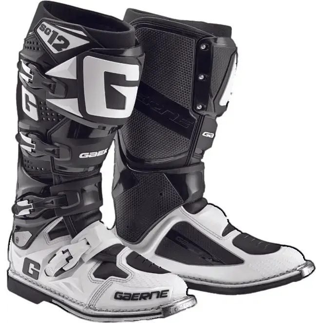 Sg 12 Boots Black/White Sz 07