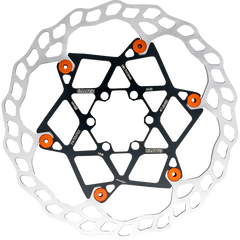 GALFER Floating Wave? Brake Rotor - 203 mm x 2 mm - Orange DB014FLWO