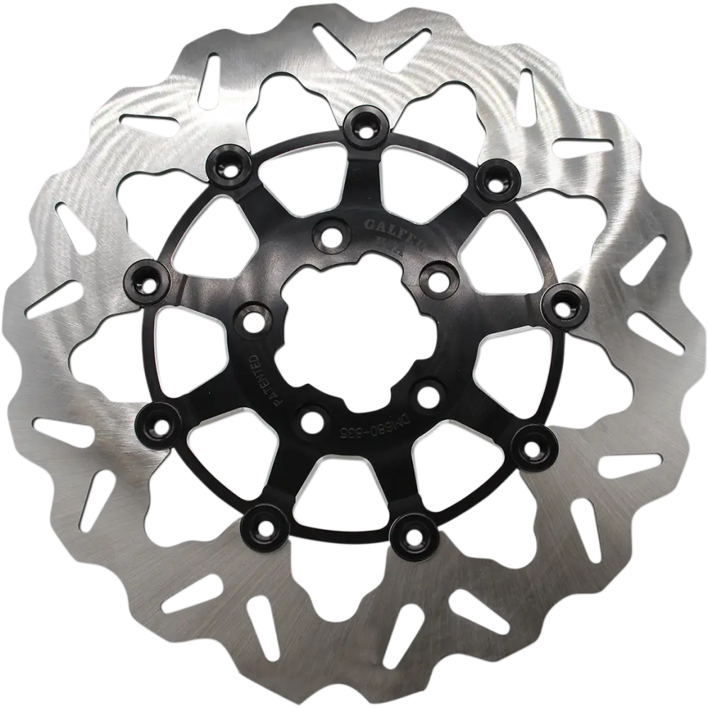 GALFER Front Wave? Rotor - Black Carrier DF835CW-C
