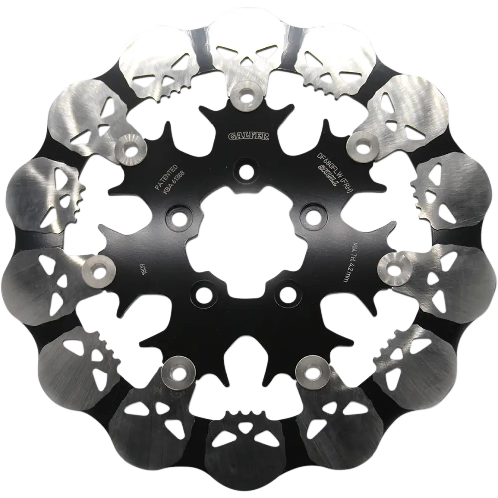 GALFER Skull Front Rotor - Floating Mount DF680FRH