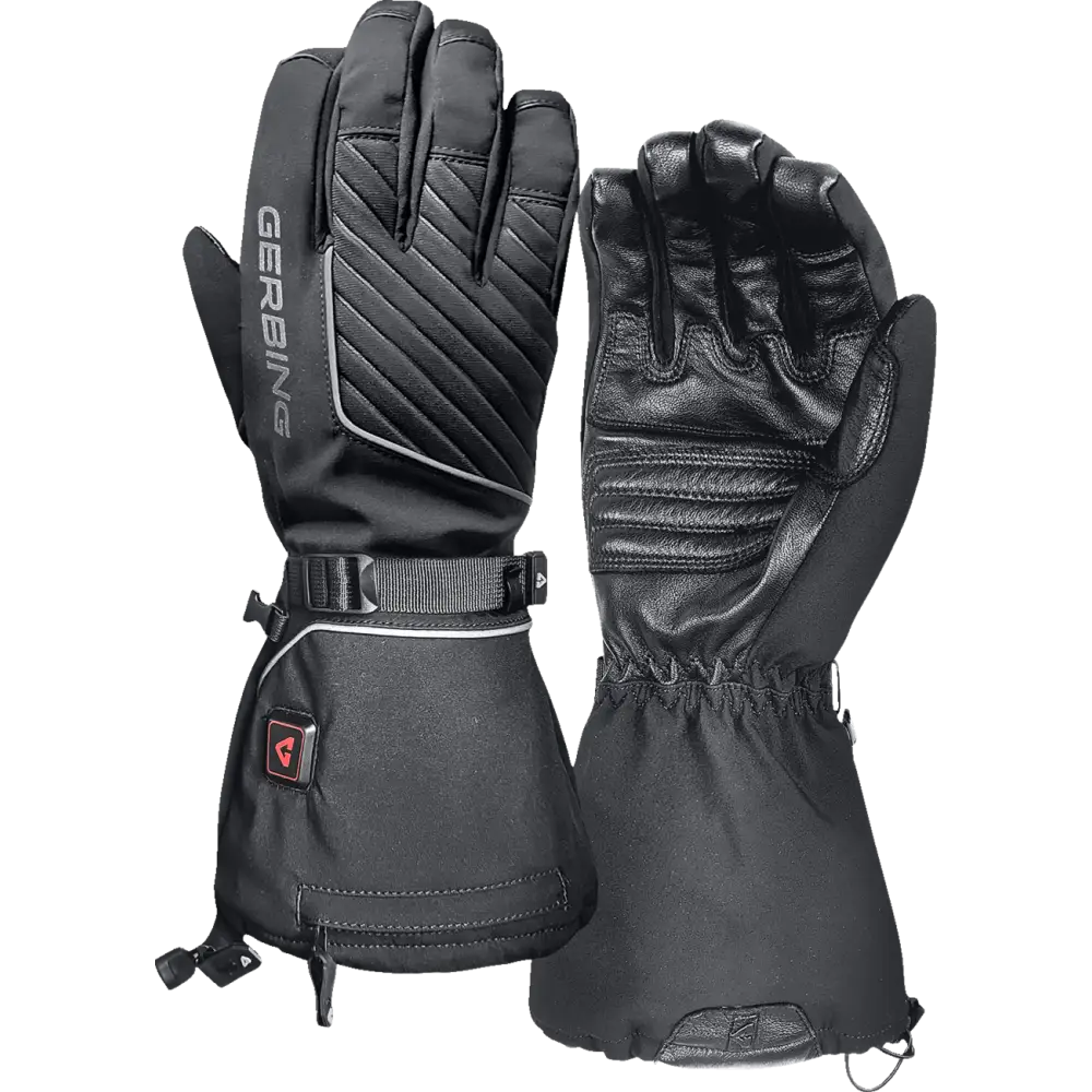 GERBING HEATED CLOTHING 7V Atlas Ultra-Flex Battery Heated Gloves - Black - Small GER-AFGV-7V-M-S