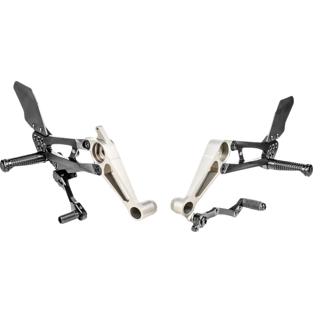 GILLES TOOLING FXR Rearset - Black - Aprilia FXR-A03-B - Foot Control Group