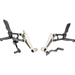 GILLES TOOLING FXR Rearset - Black - Aprilia FXR-A03-B - Foot Control Group