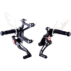 GILLES TOOLING FXR Rearset - Black FXR-K06-B - Foot Control Group