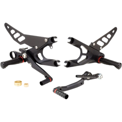 GILLES TOOLING FXR Rearset - Black - Yamaha FXR-Y07-B - Foot Control Group