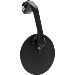 GILLES TOOLING Mirror - MOON - Side View - Round - Black - Right/Left - Each M04-01-BD - Handlebars Controls Mirrors
