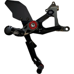 GILLES TOOLING MUE2 Rearset - Black - Ducati MUE2-D02-B - Foot Control Group