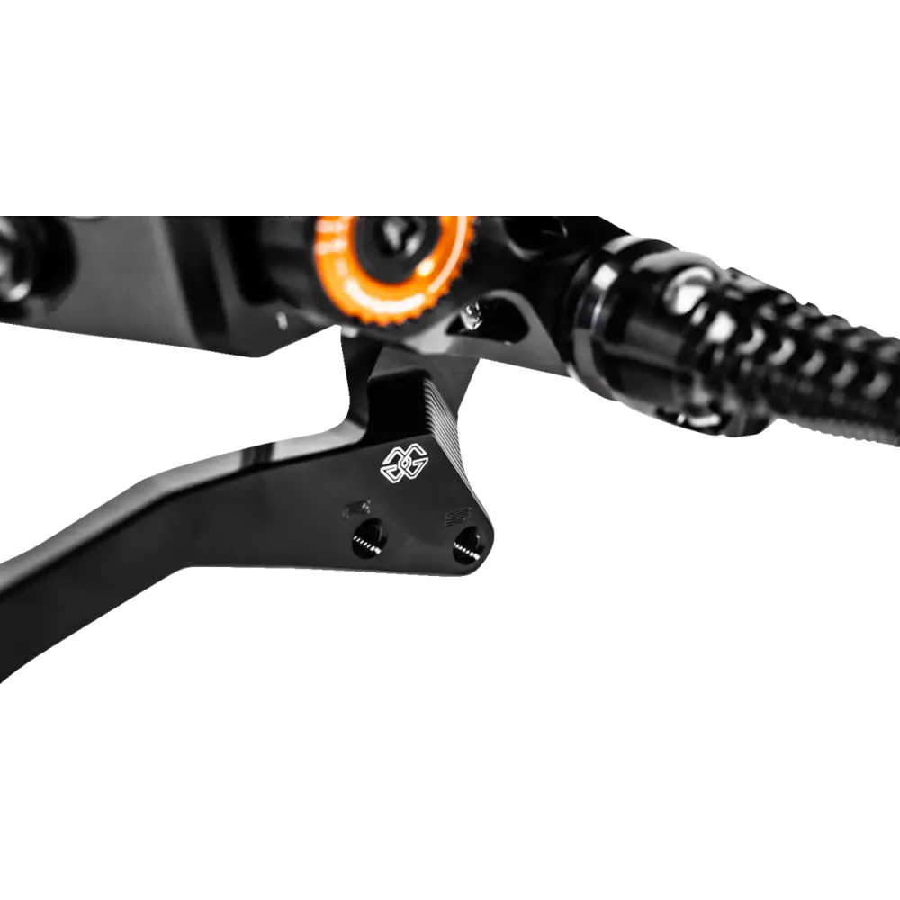 GILLES TOOLING MUE2 Rearset - Black - KTM MUE2-KT01-B - Foot Control Group
