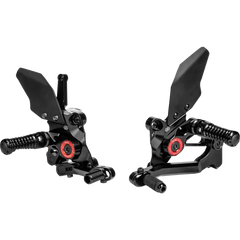 GILLES TOOLING MUE2 Rearset - Black - Suzuki MUE2-S03-B