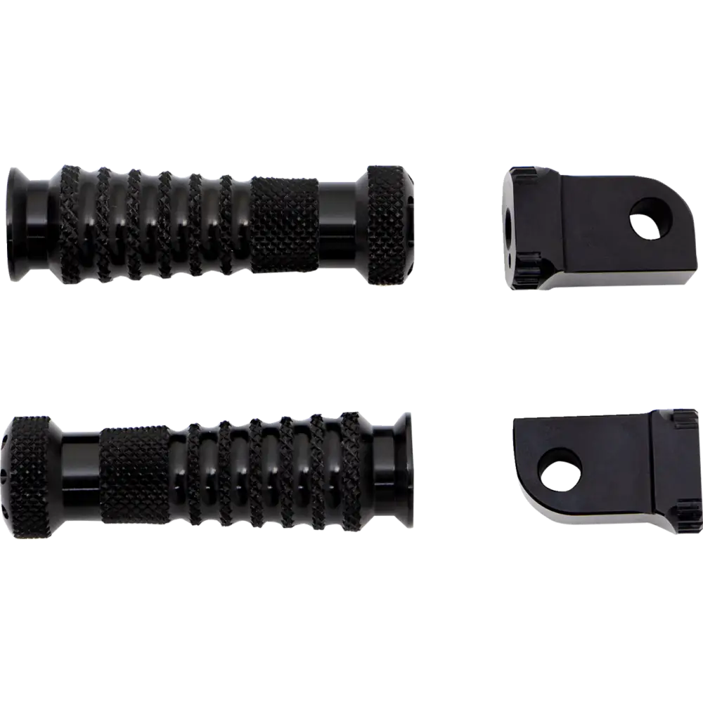 GILLES TOOLING Sport Footpegs - Passenger - Black RGK-370-UF16-B