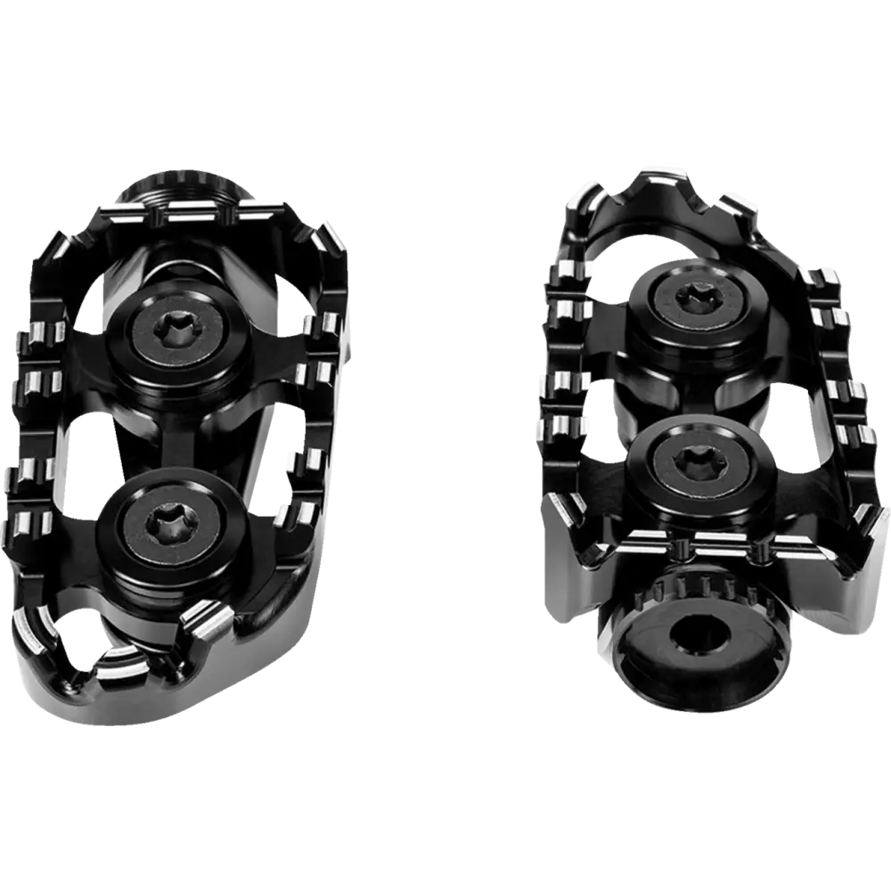 GILLES TOOLING Tech-X Enduro Footpeg - Driver - Black RGK-122-UF35-SET-B