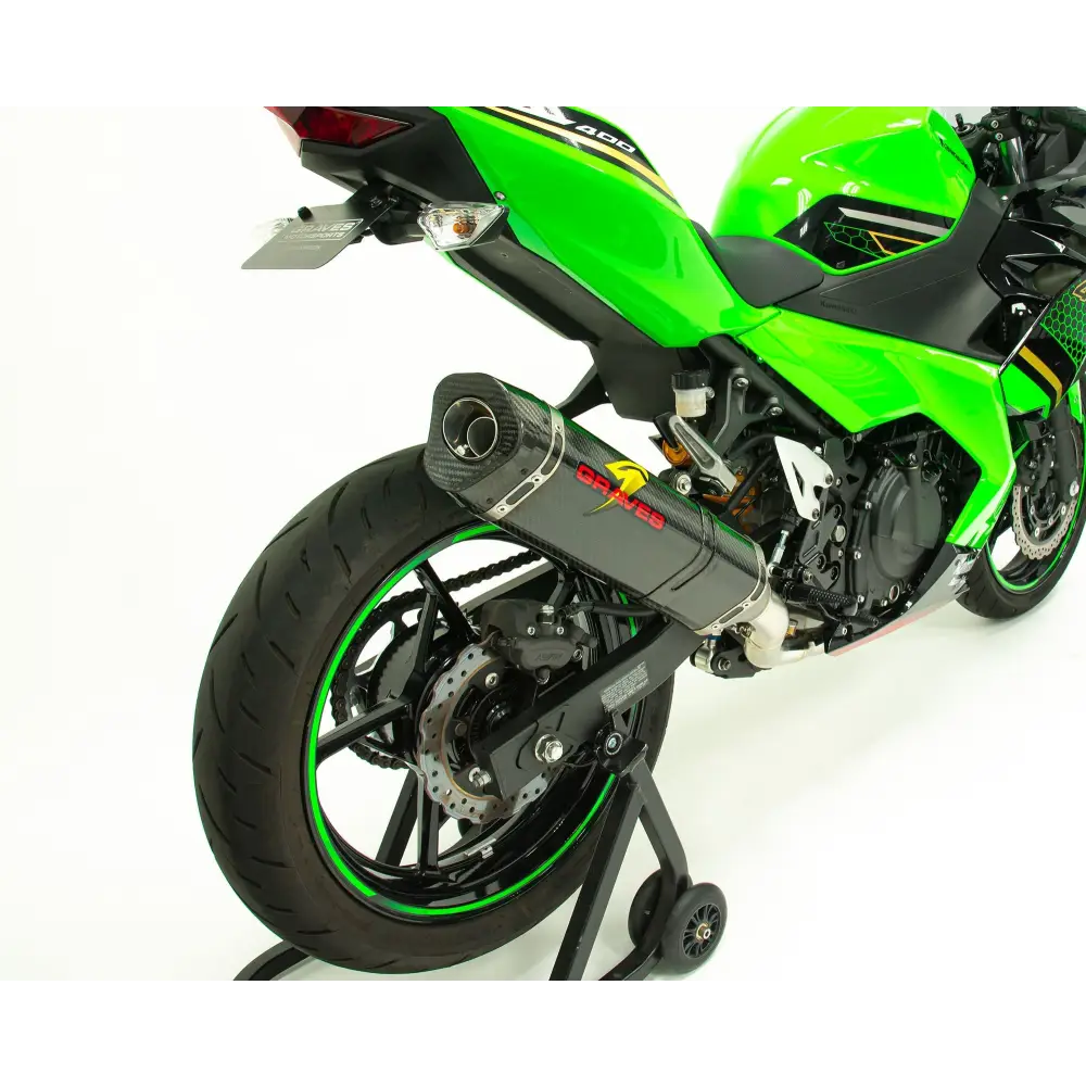 Graves Motorsports Kawasaki Ninja EX400 WORKS2 Full Exhaust System - Parts