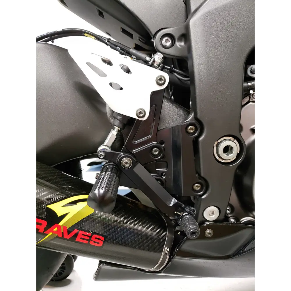 Graves Motorsports WORKS Kawasaki ZX-6R Adjustable Rearsets - Parts