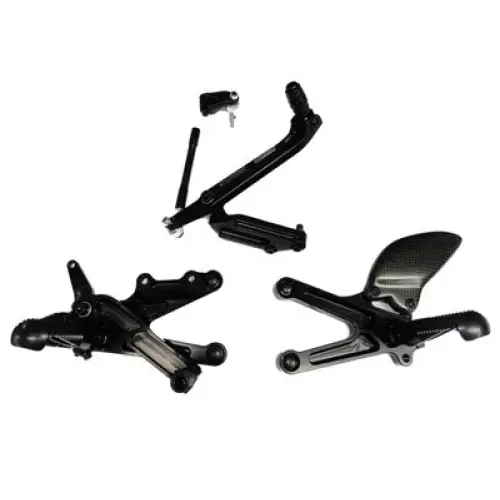 Graves Motorsports Yamaha R6 WORKS Rearsets Fixed - Parts