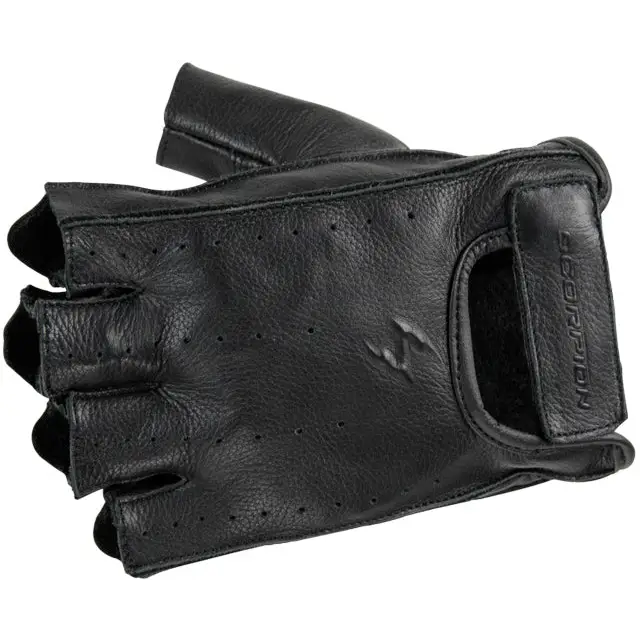 Half Cut Gloves Black Lg