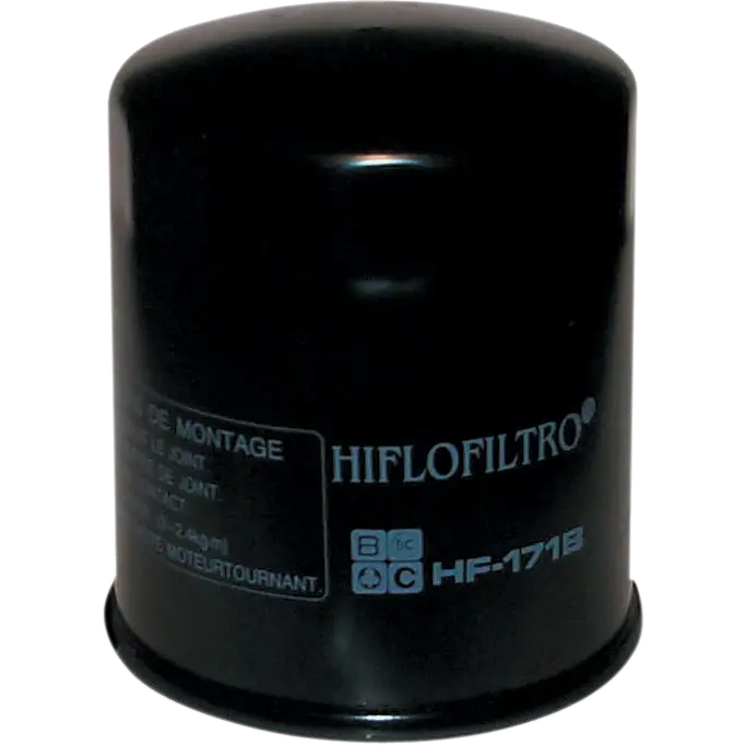 HIFLOFILTRO Oil Filter - Black HF171B - Engine Covers