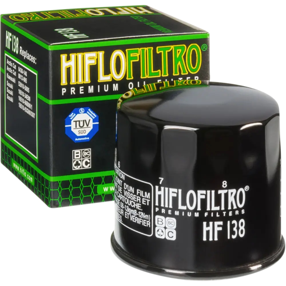 HIFLOFILTRO Oil Filter HF138 - Engine Covers