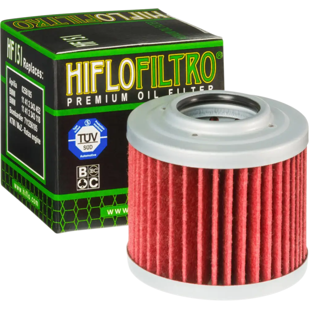 HIFLOFILTRO Oil Filter HF151 - Engine Covers