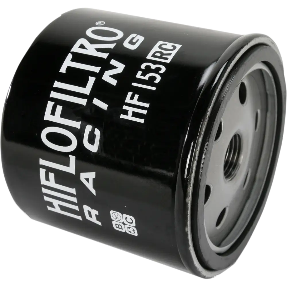 HIFLOFILTRO Racing Oil Filter - Black HF153RC - Engine Covers