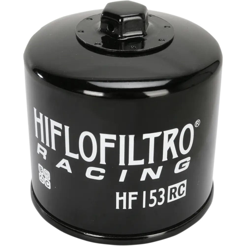 HIFLOFILTRO Racing Oil Filter - Black HF153RC - Engine Covers