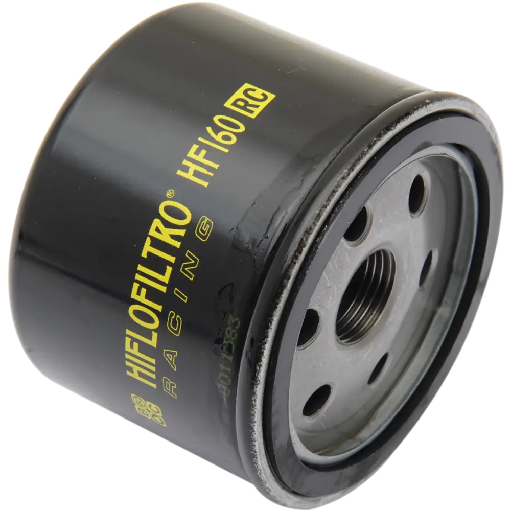 HIFLOFILTRO Racing Oil Filter - Black HF160RC - Engine Covers