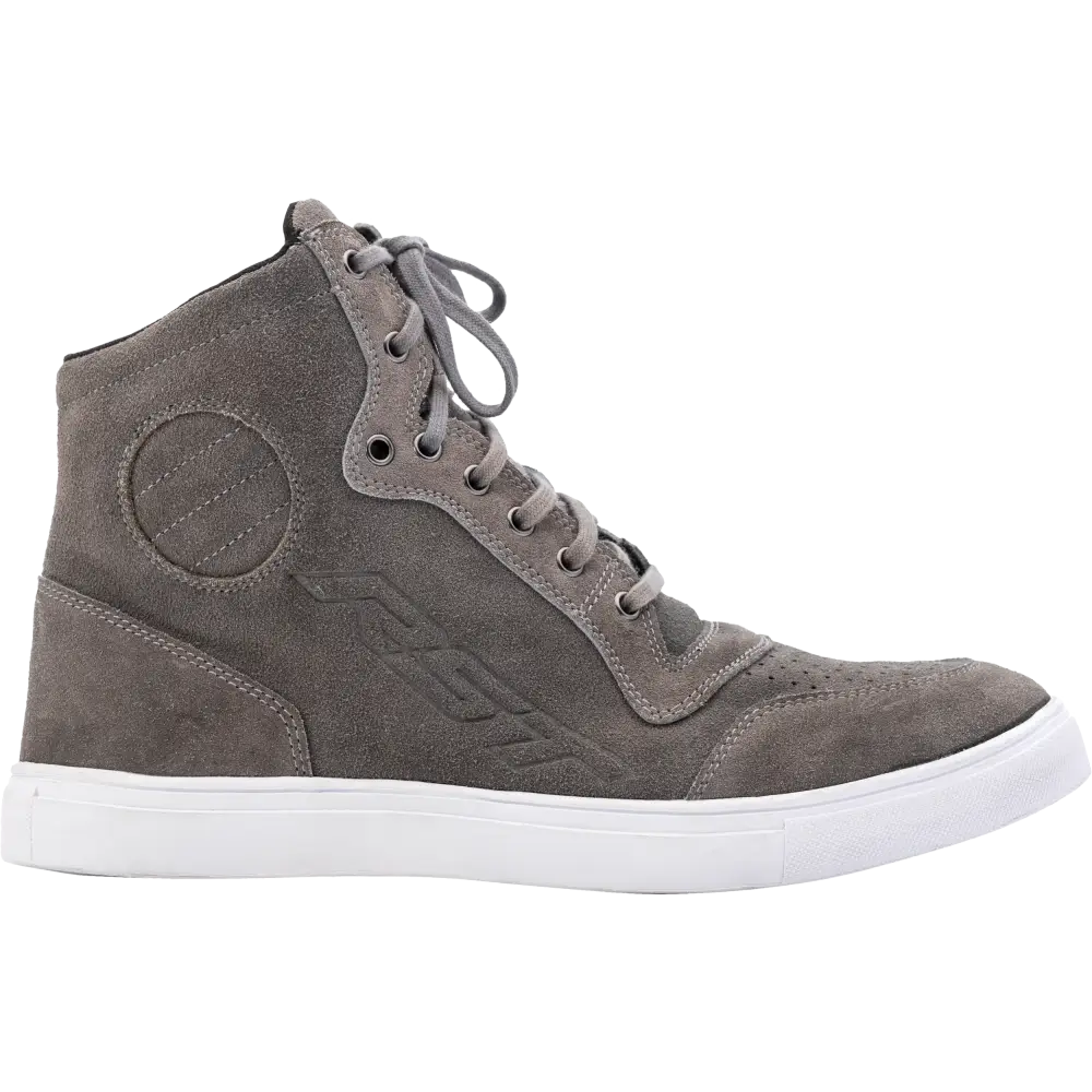 Hitop Moto Sneaker Ce Boot Grey Suede  Sz 10