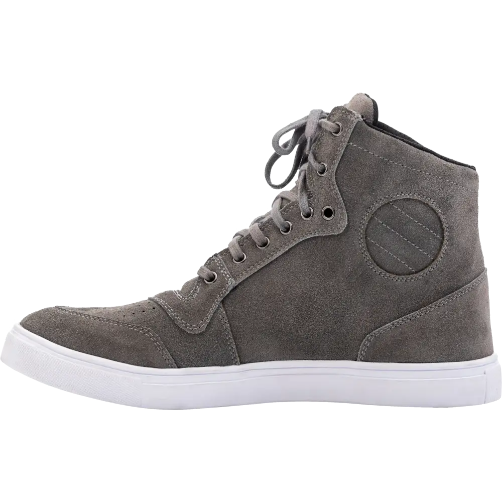 Hitop Moto Sneaker Ce Boot Grey Suede  Sz 10