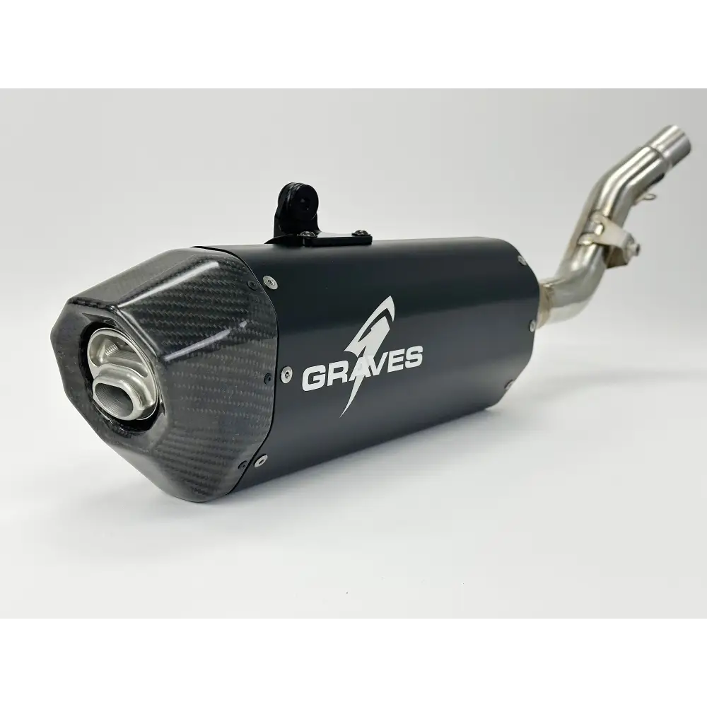 Honda CRF300L Slip-on Exhaust - Black - Parts